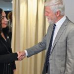 Presidentja Osmani uron Çekinë, vlerëson miqësinë dhe partneritetin