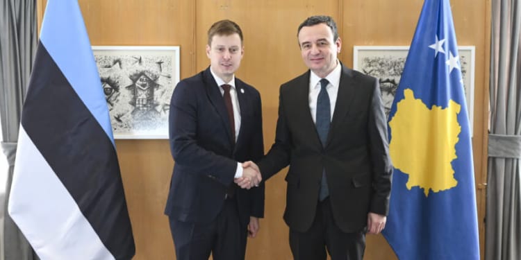 Kurti takohet me Ministrin e Ekonomisë dhe Industrisë të Estonisë, Erkki Keld